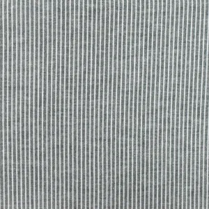 2 YD PC-Blue-White Stripe Stretch Cotton Chambray Woven Fabric