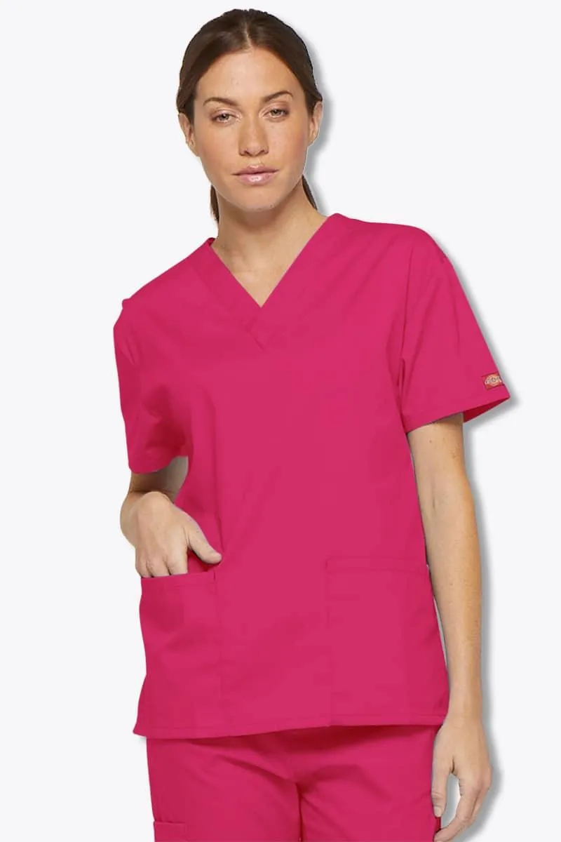 86706SP Dickies EDS Signature Classic Womens V-Neck Scrub Top