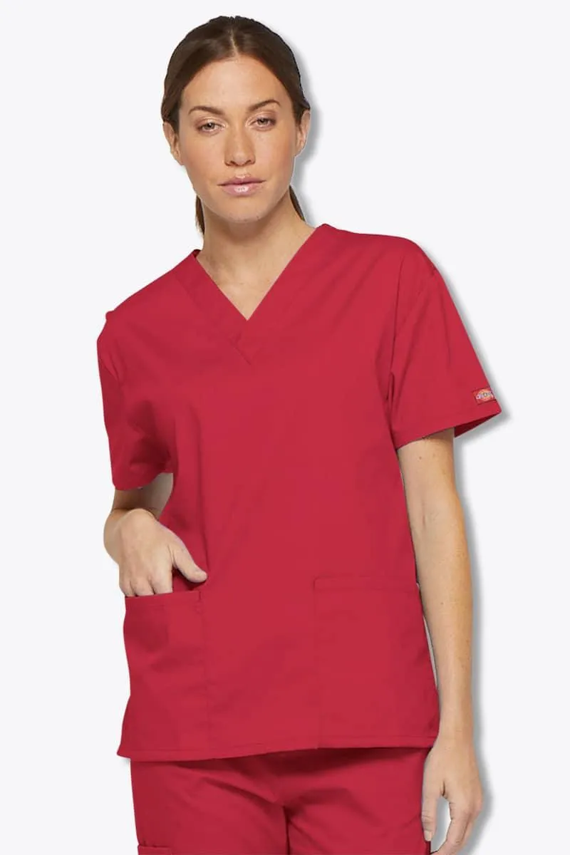 86706SP Dickies EDS Signature Classic Womens V-Neck Scrub Top