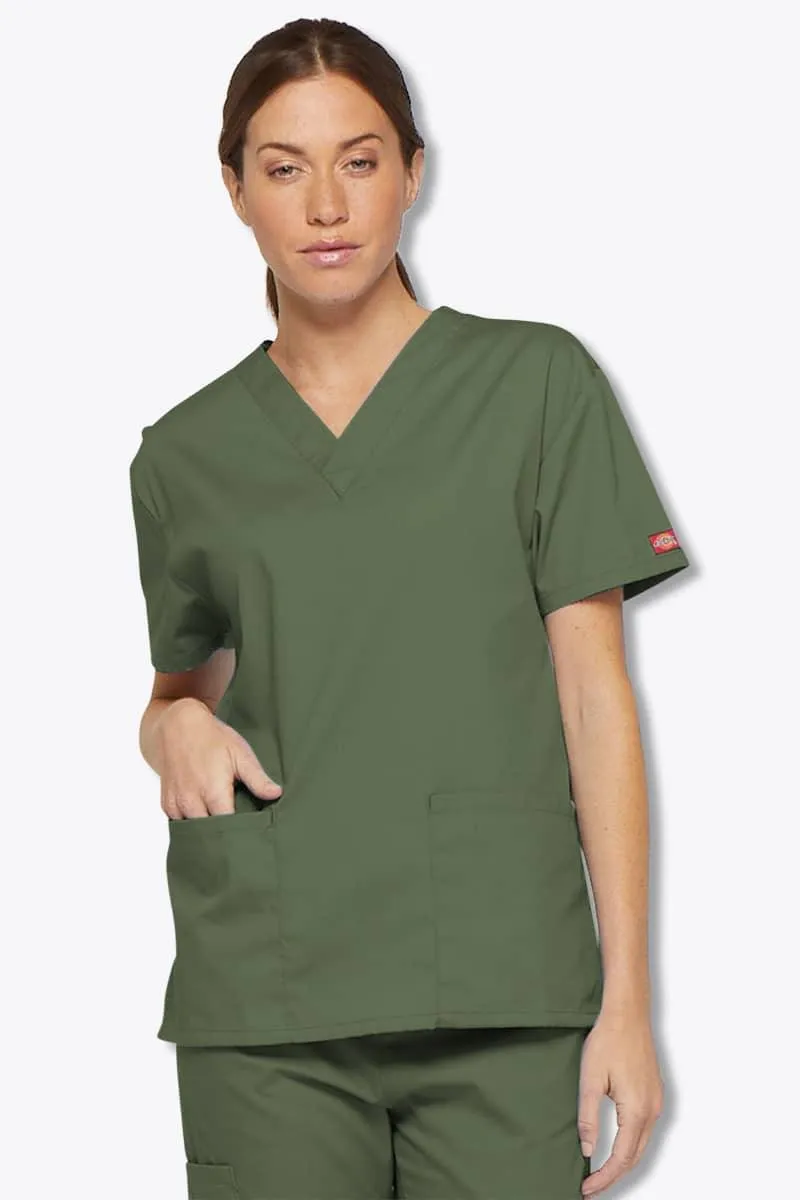 86706SP Dickies EDS Signature Classic Womens V-Neck Scrub Top