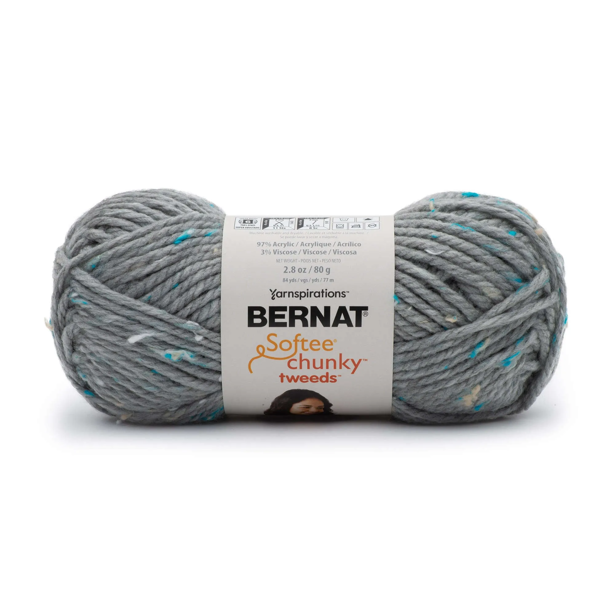 Bernat Softee Chunky Tweeds Yarn - Discontinued Shades