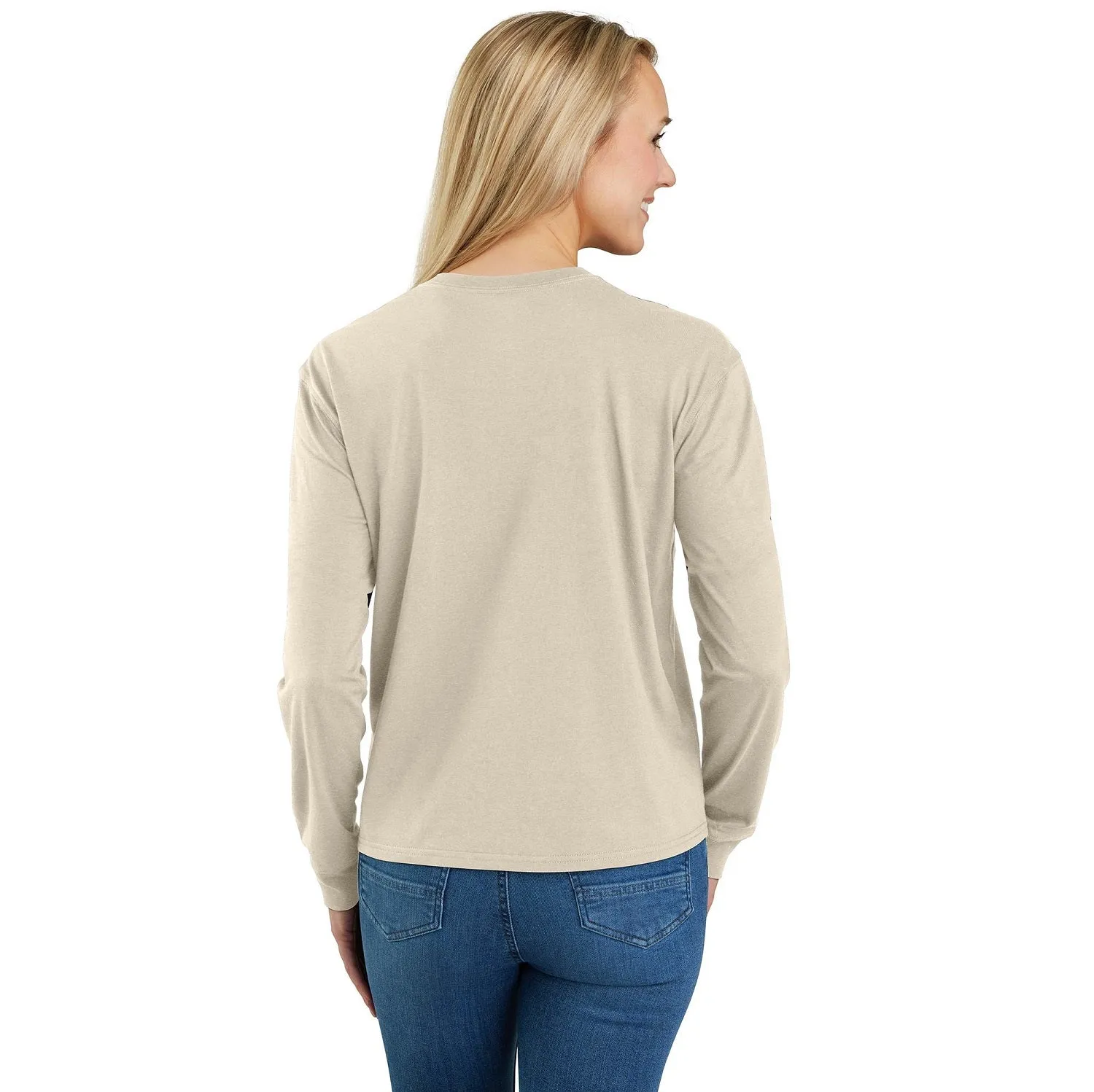 Carhartt Women's Tencel Loose Fit Lightweight Crewneck Pocket Long Sleeve T-Shirt