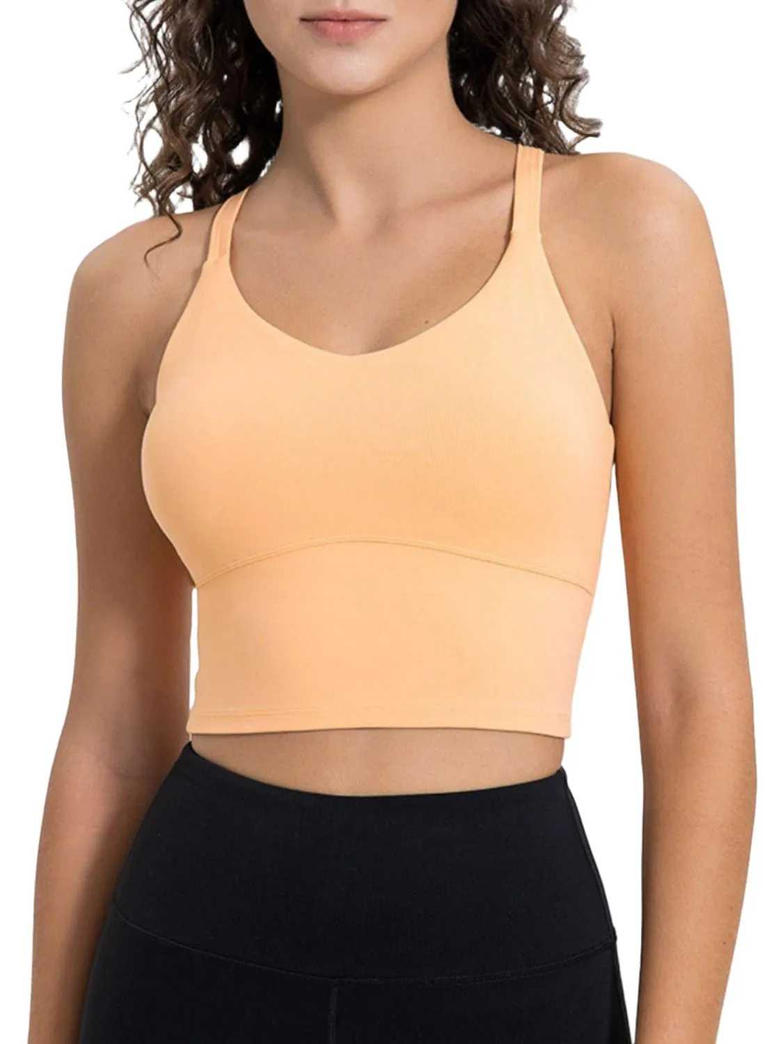 Crisscross Round Neck Active Tank