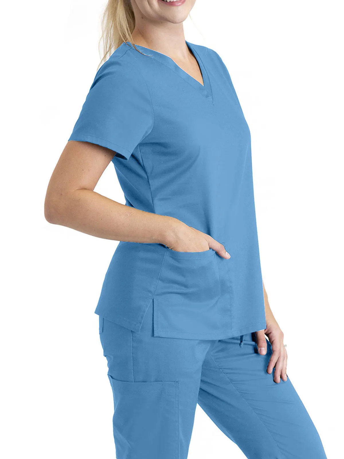 Essentials - Women's V-Neck Unison Scrub Top