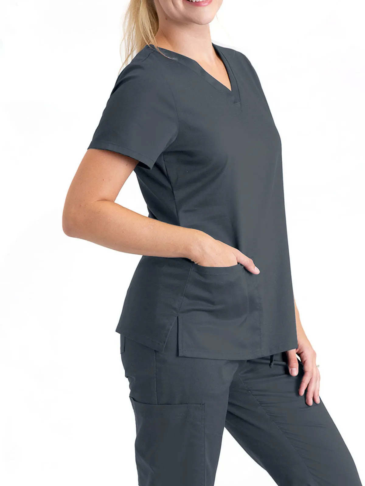 Essentials - Women's V-Neck Unison Scrub Top