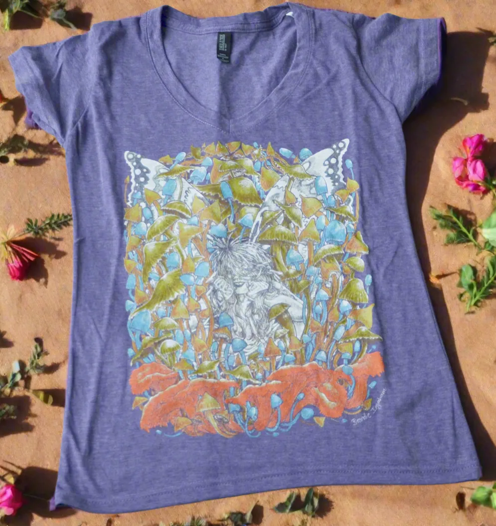 Faerie Ladies V-Neck Tee