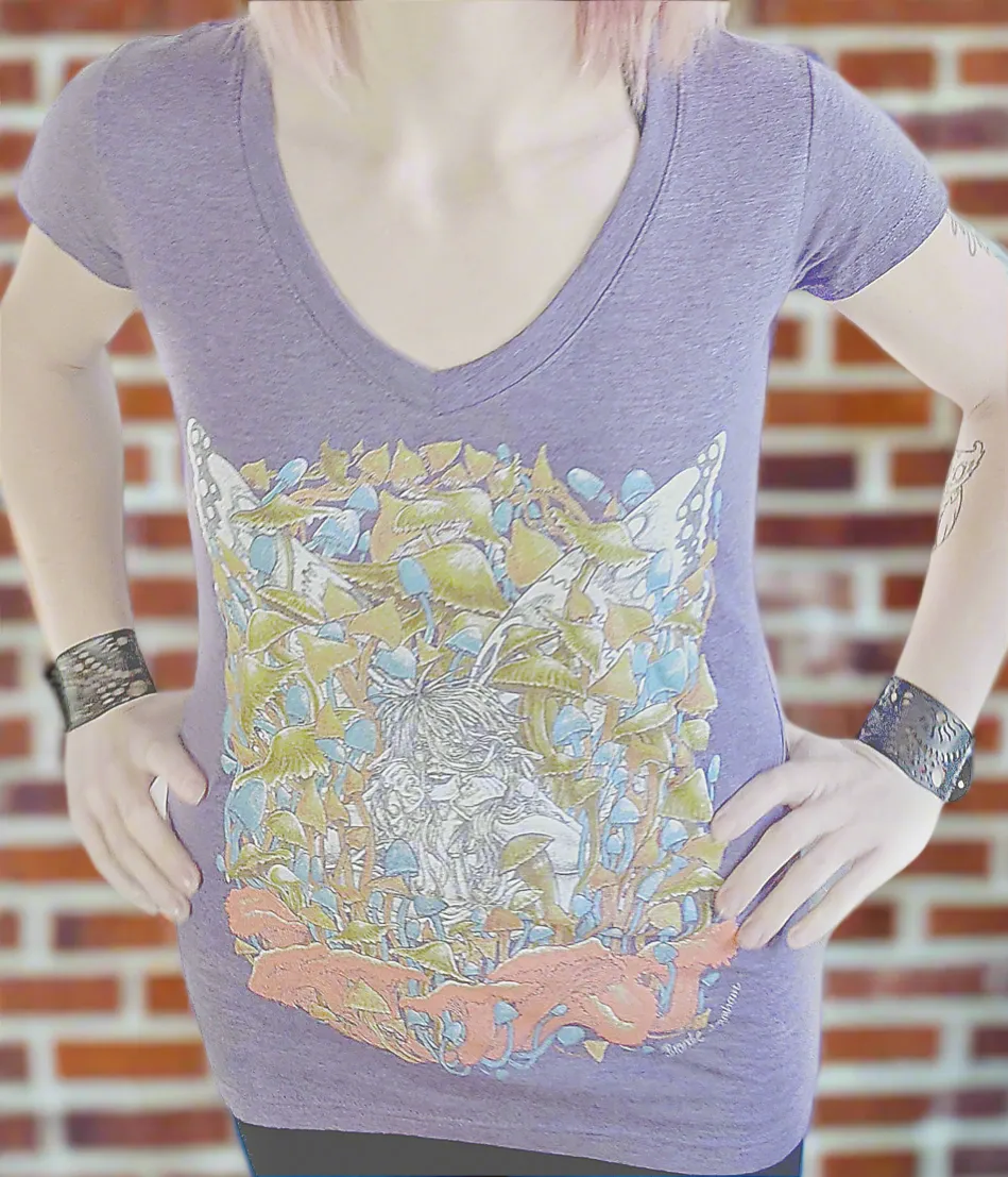 Faerie Ladies V-Neck Tee