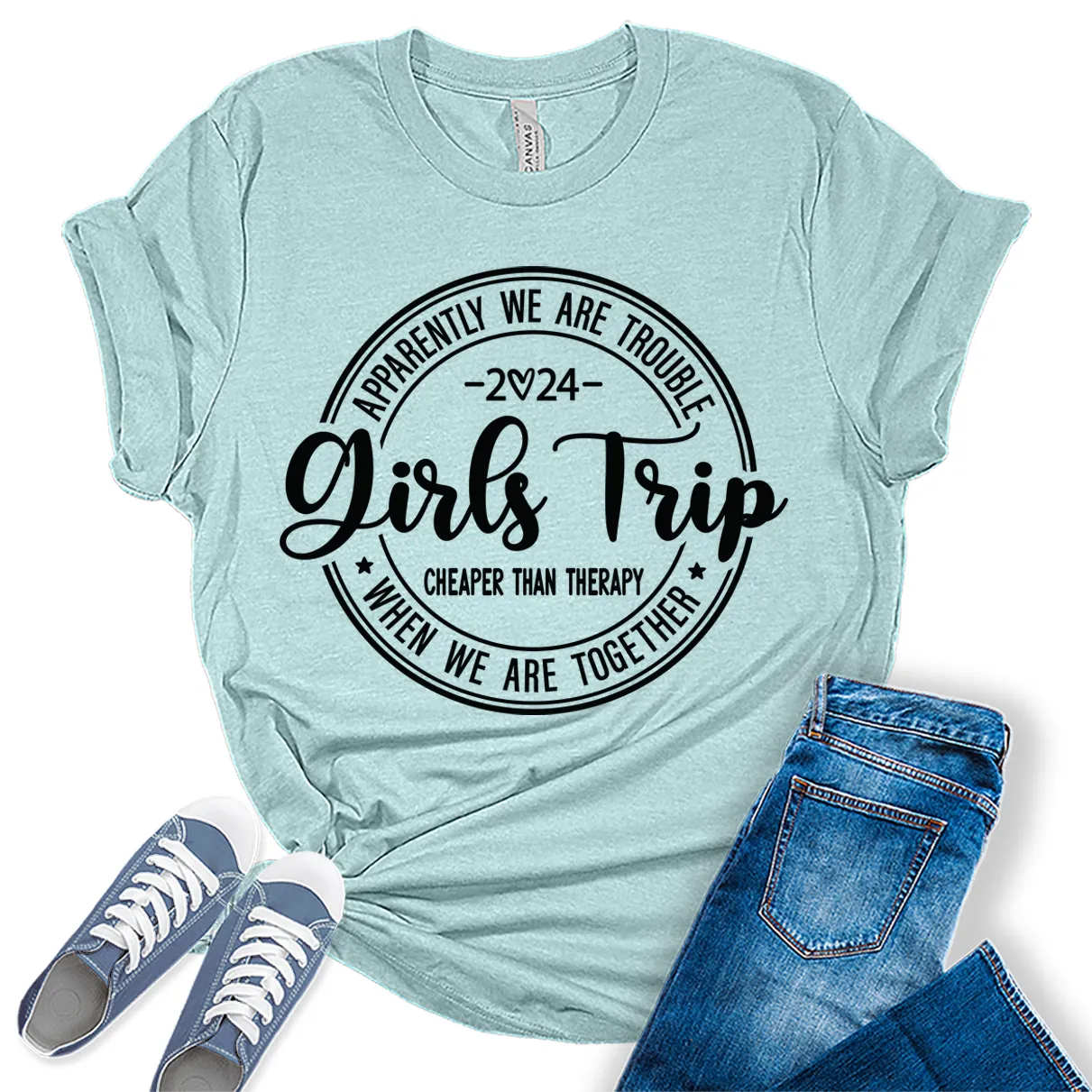 Girls Trip 2024 Shirt Women Graphic Tees