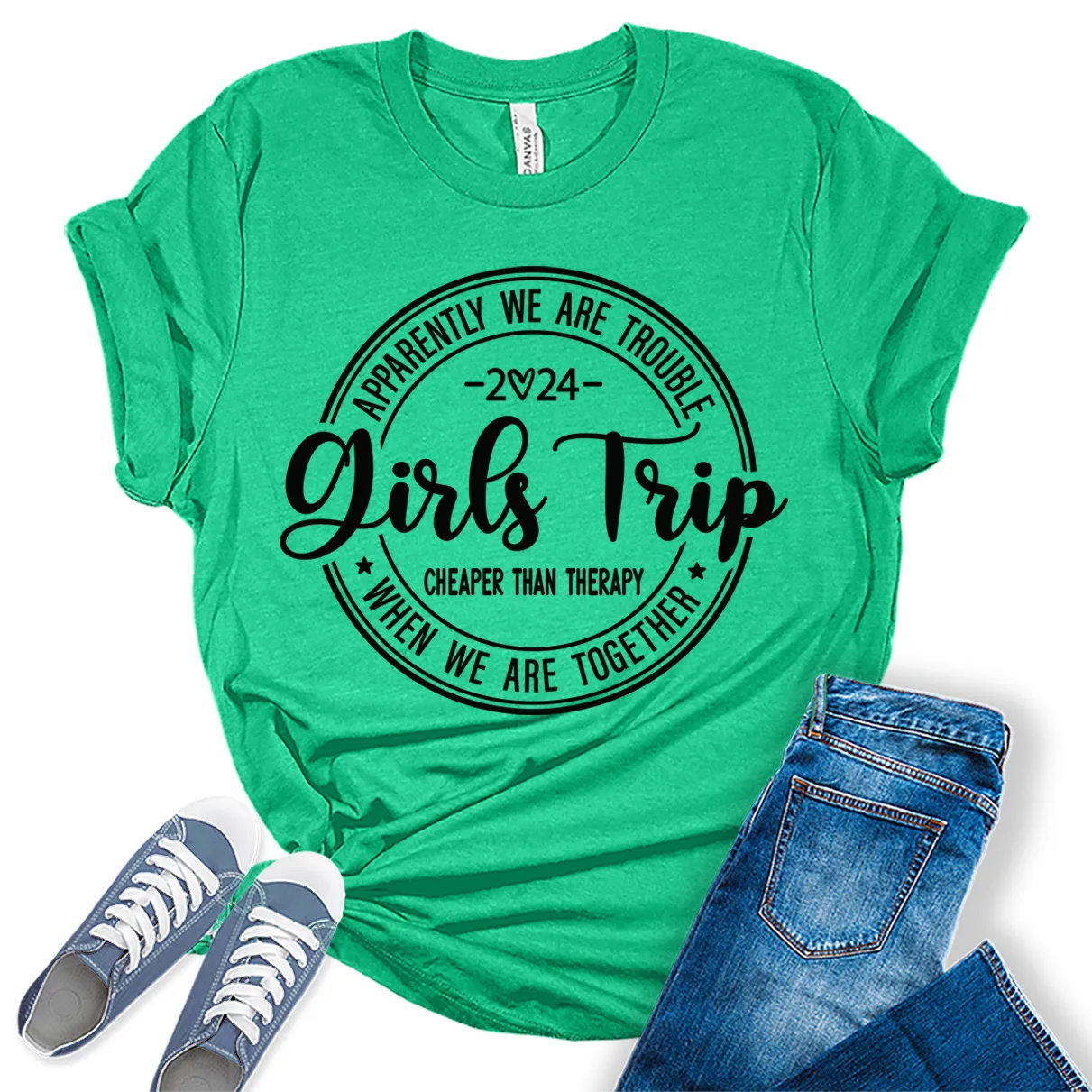 Girls Trip 2024 Shirt Women Graphic Tees