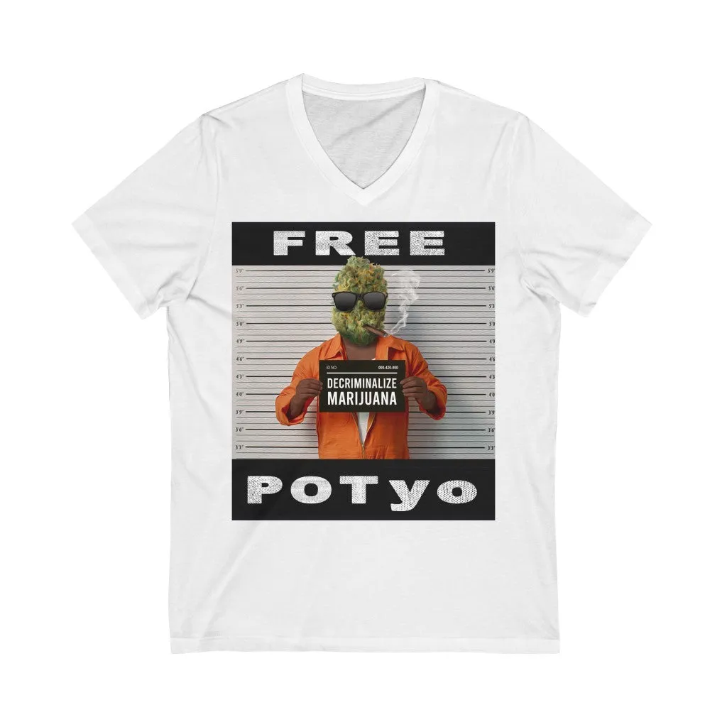 KCC Unisex Softstyle T-Shirt  V-Neck Tee/ Free Potyo