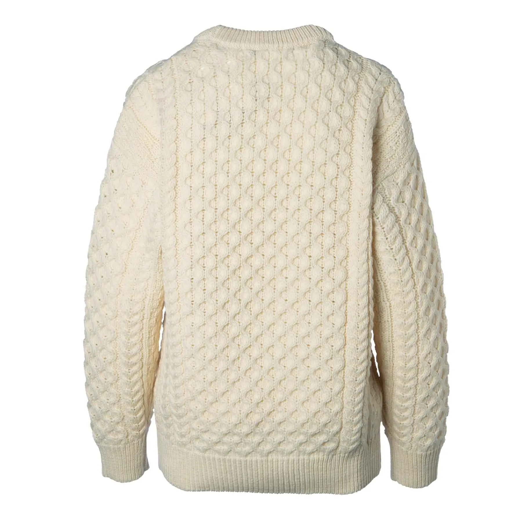 Kildare Unisex Longer Length Crewneck - Natural