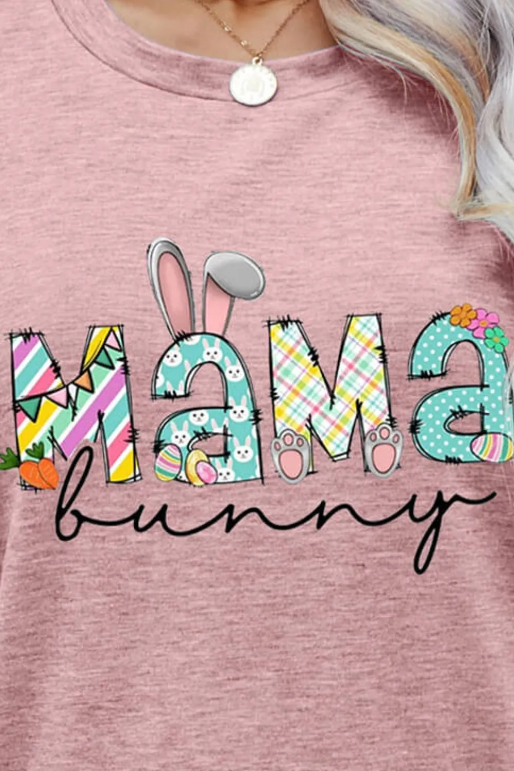 MAMA BUNNY Easter Graphic Tee