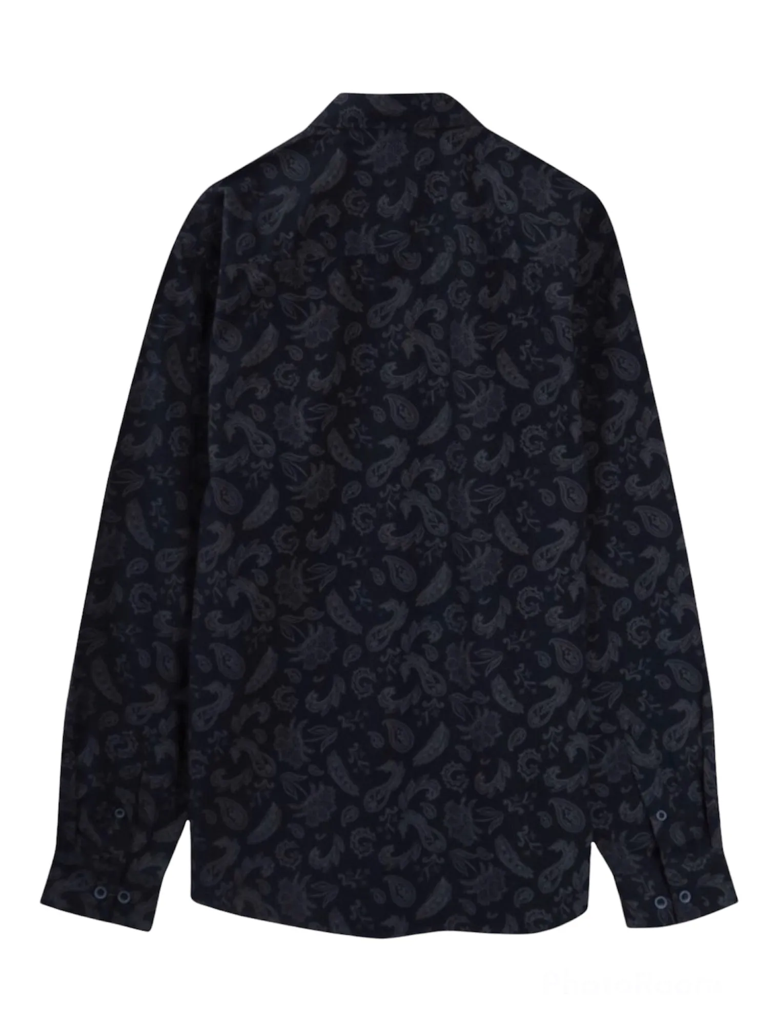 Navy Night Baroque Paisley Button Down Shirt