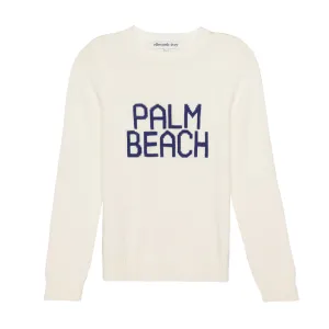 Palm Beach Crewneck Sweater - Ivory