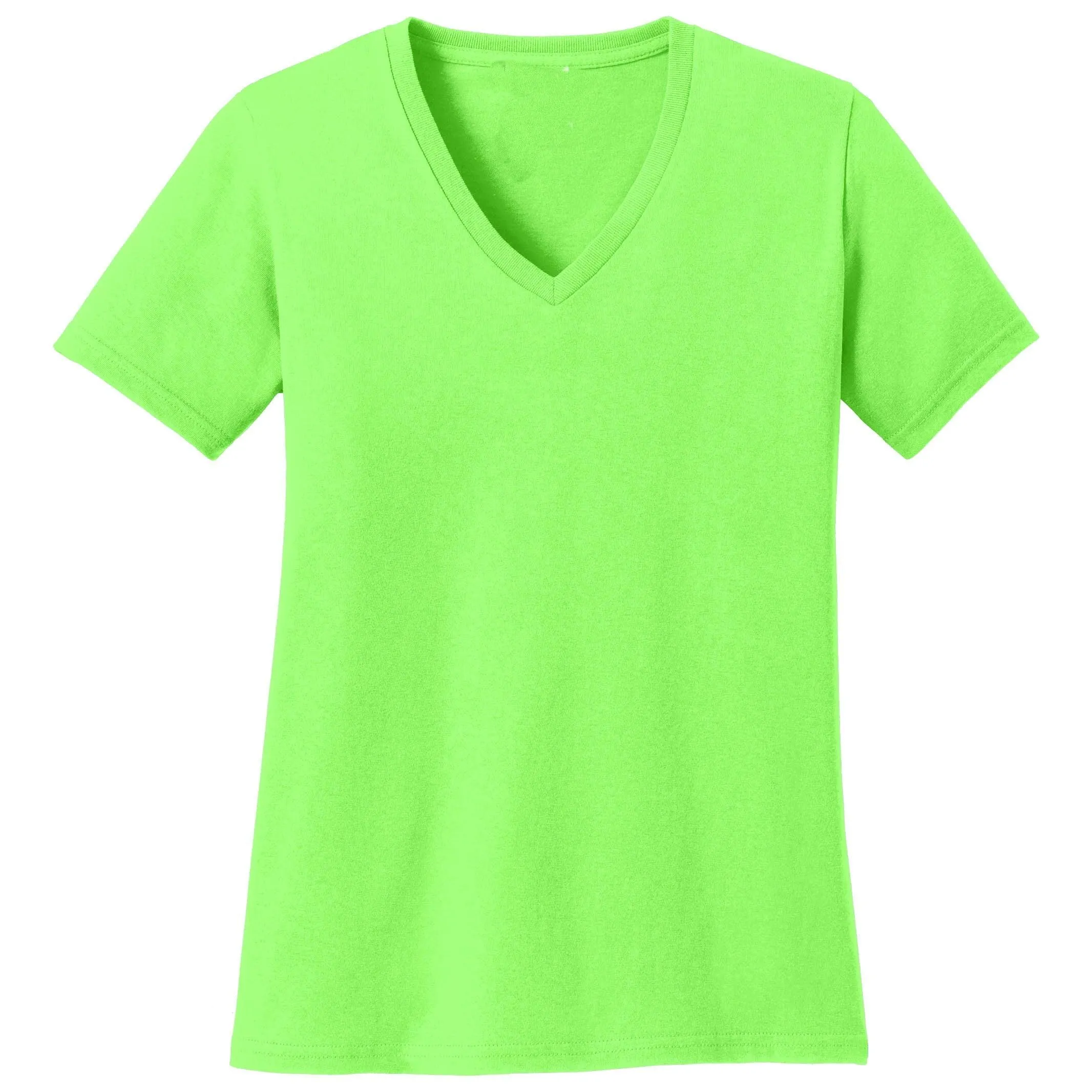 PBG 6 Pack Women's Cotton Blend V-Neck Short Sleeve T-Shirts