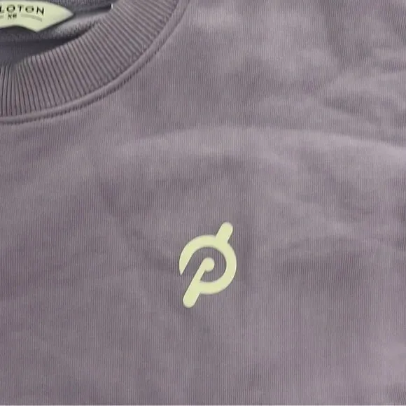 Peloton Purple Crew Neck Sweatshirt, Size Medium