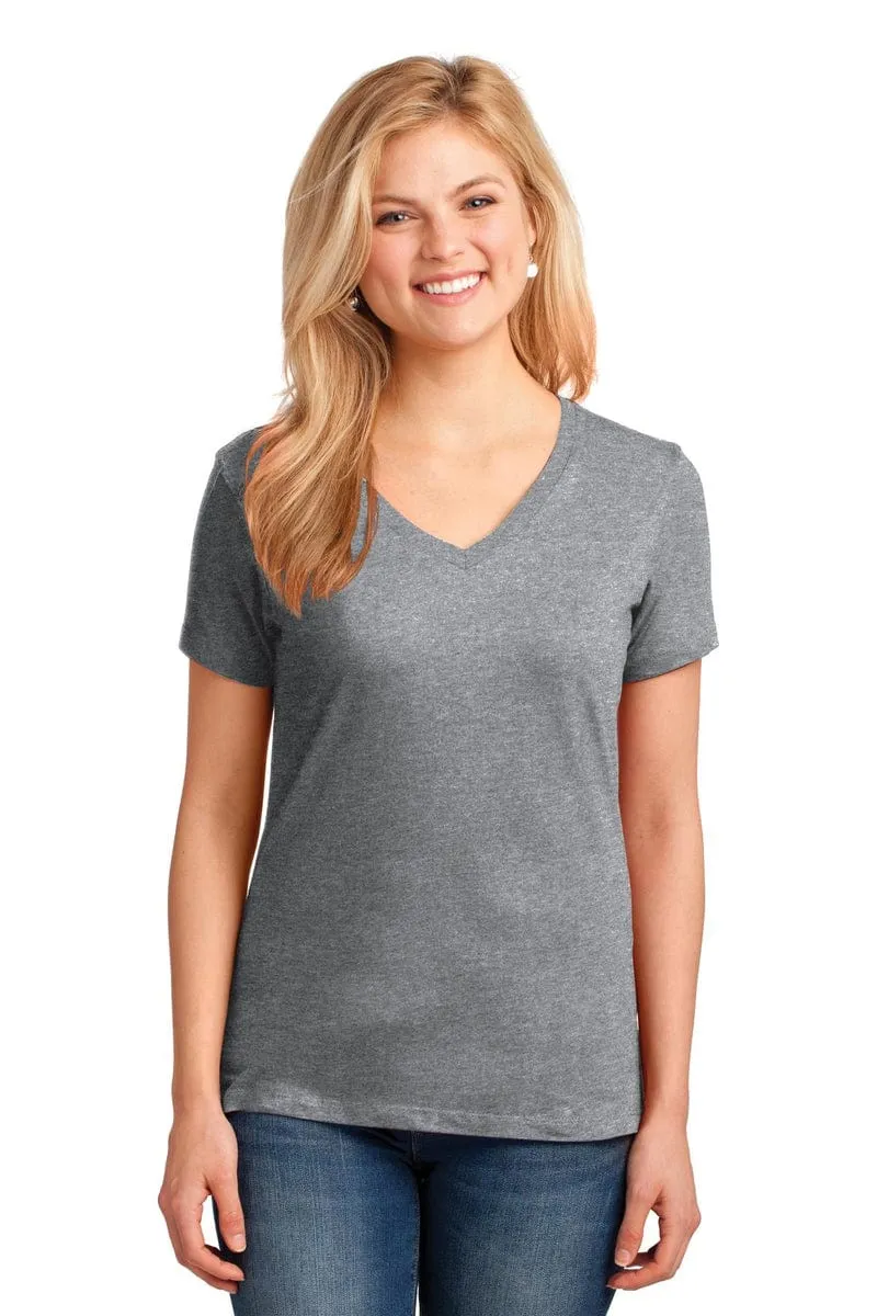 Port & Company ®  Ladies Core Cotton V-Neck Tee. LPC54V