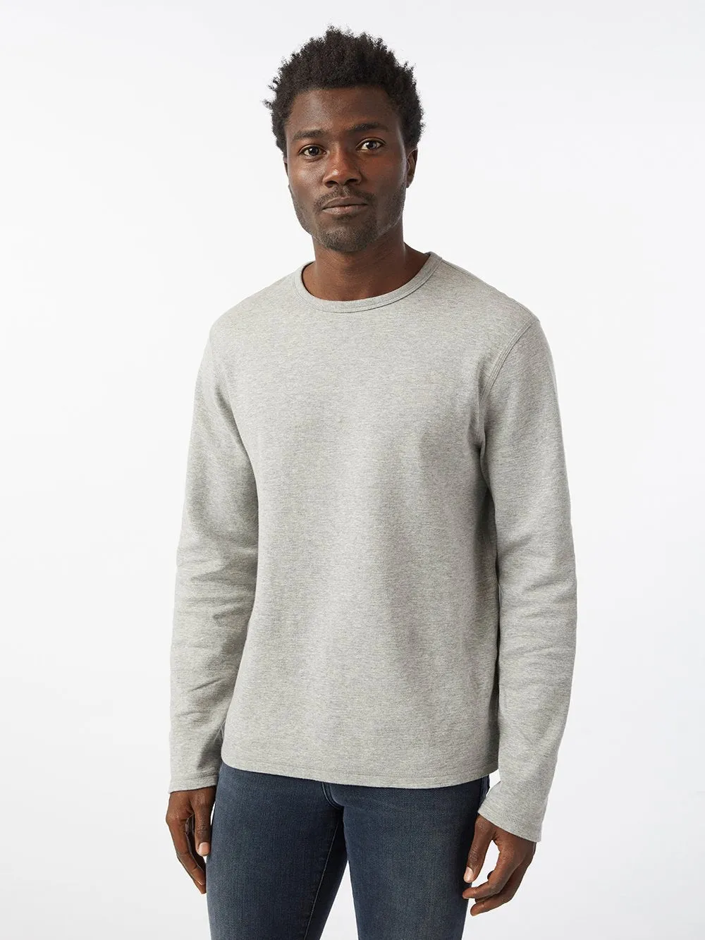 Reversible Duo Fold Crew -- Gris