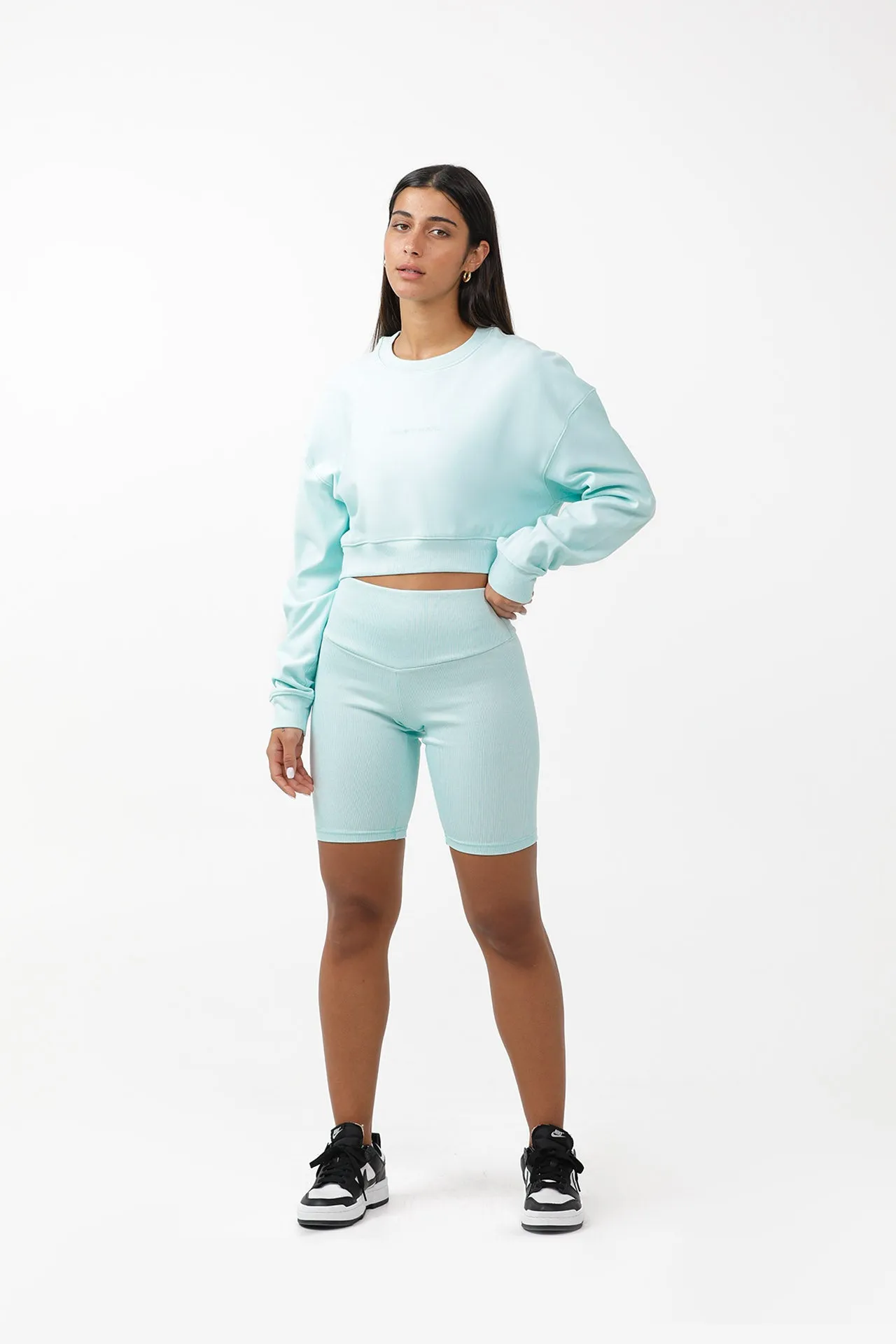 S2J032MI Oversized cropped sweatshirt