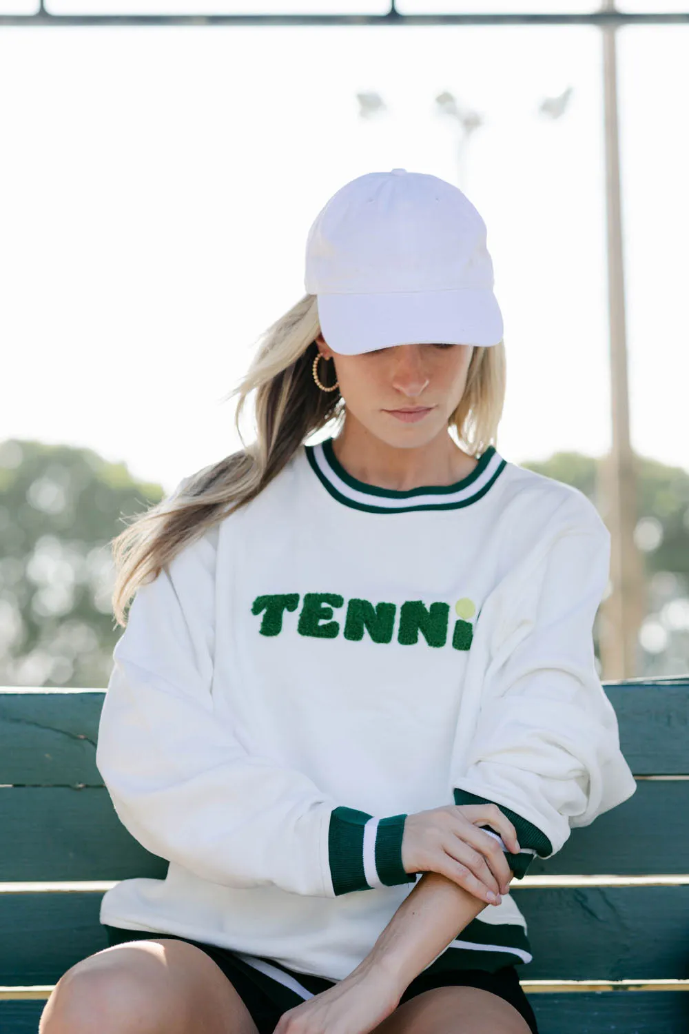 Tennis Sweatshirt - Cream