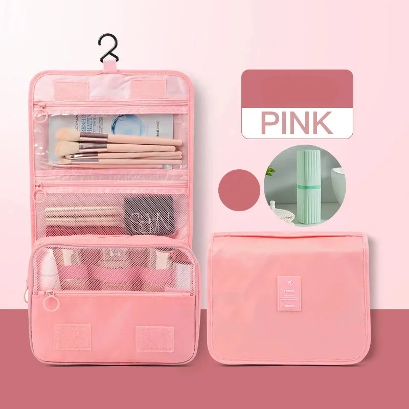 Versatile Travel Cosmetics & Toiletry Storage Bag