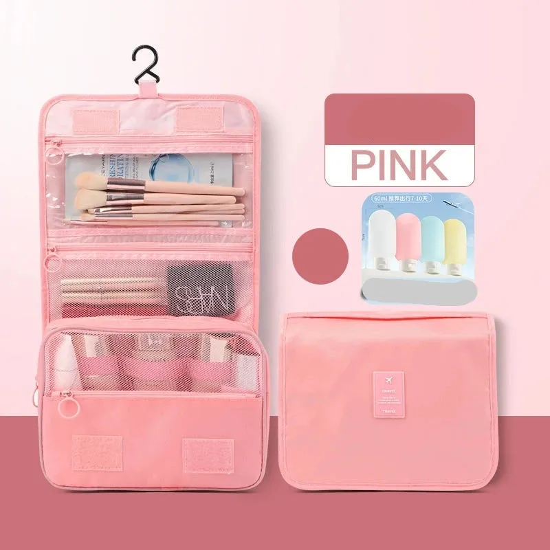 Versatile Travel Cosmetics & Toiletry Storage Bag