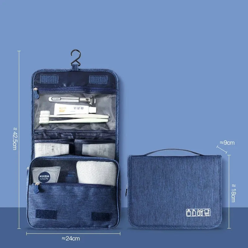 Versatile Travel Cosmetics & Toiletry Storage Bag