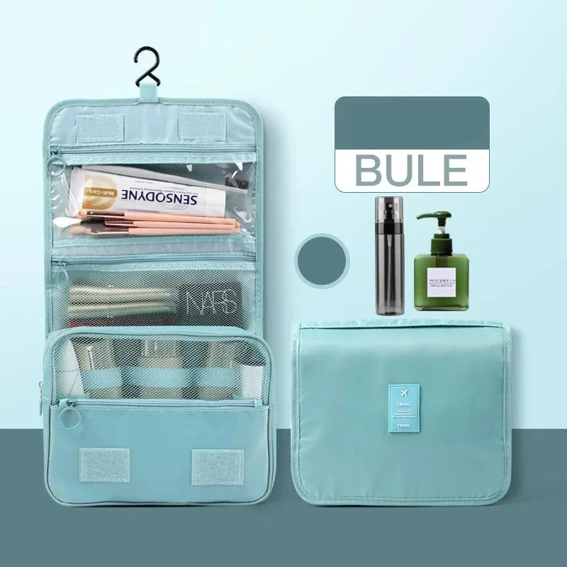 Versatile Travel Cosmetics & Toiletry Storage Bag