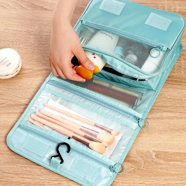 Versatile Travel Cosmetics & Toiletry Storage Bag