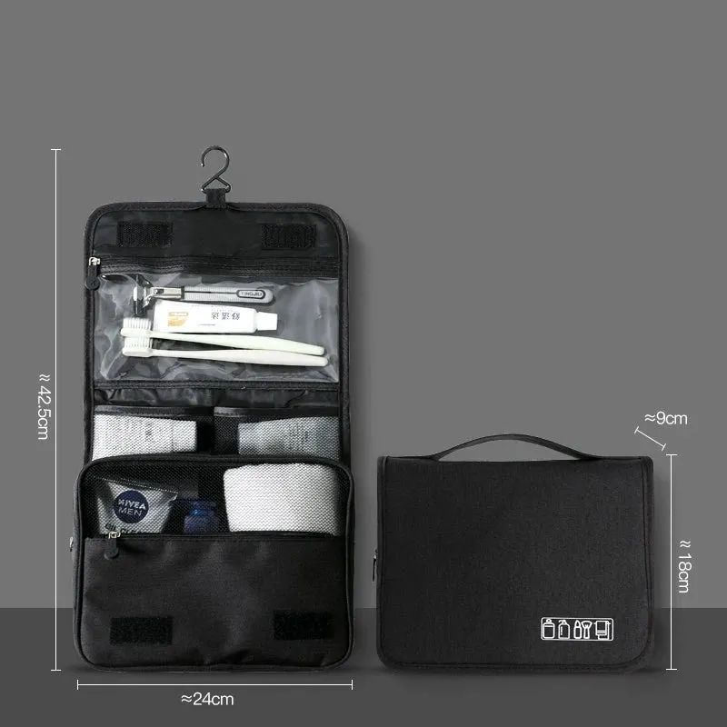 Versatile Travel Cosmetics & Toiletry Storage Bag