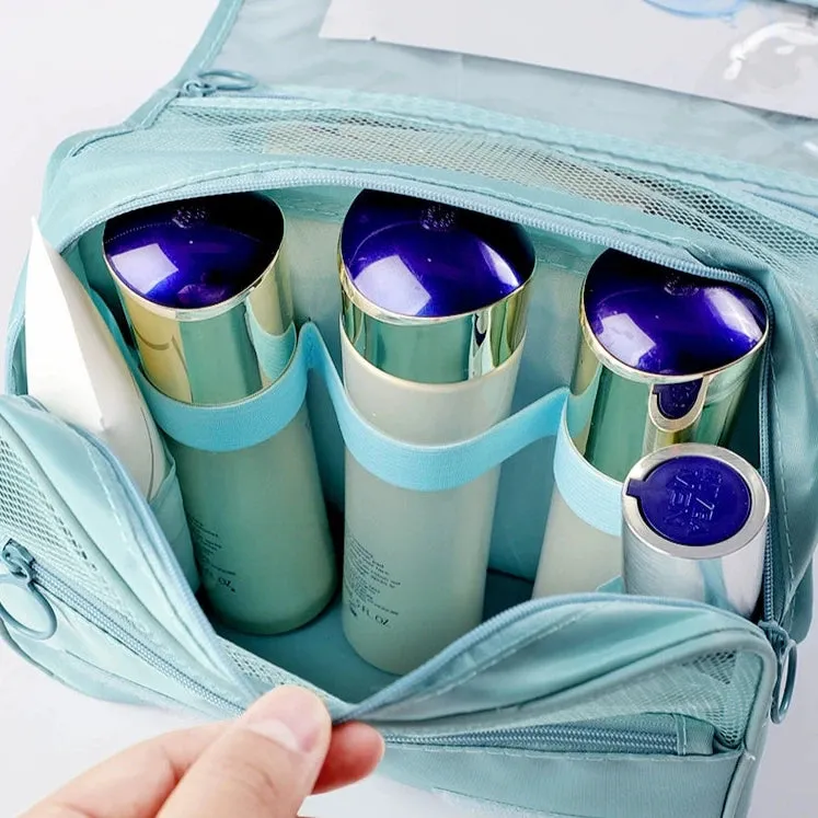 Versatile Travel Cosmetics & Toiletry Storage Bag