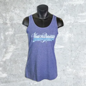 Wildfire Harley Davidson- Sale Women's Blue Chrome Tank