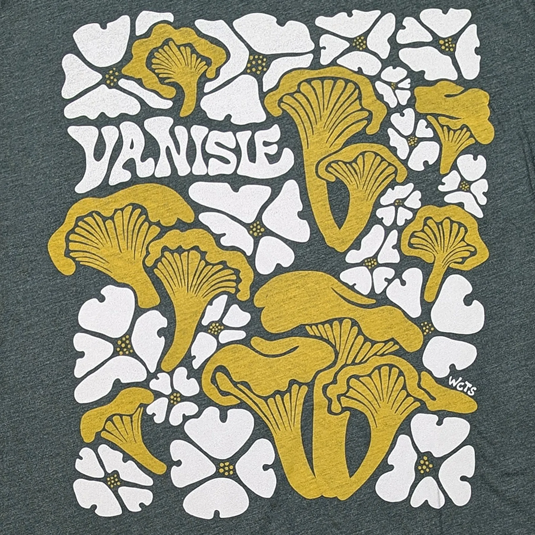 Women's Retro Shrooms V-Neck