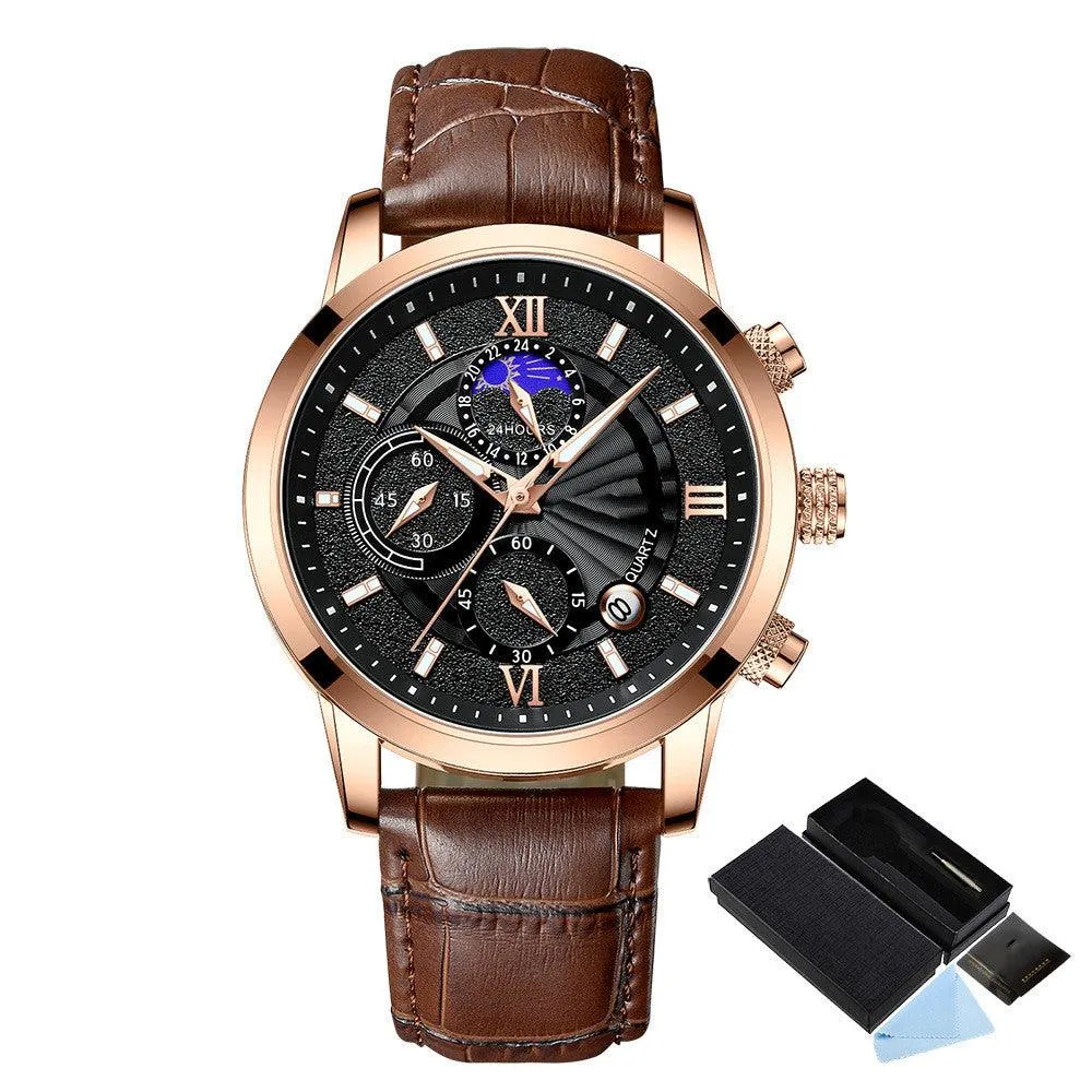 Women's Stylish And Versatile Chronograph Waterproof Watch