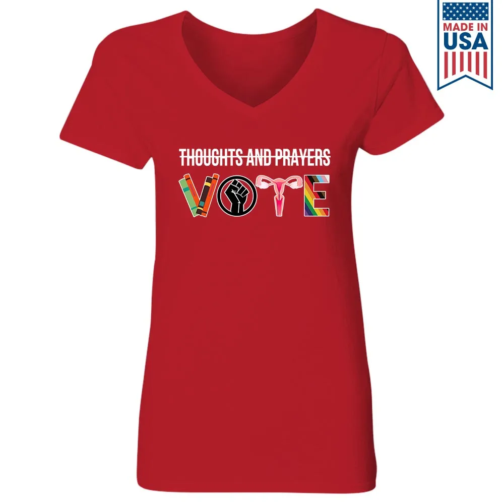 Women's V-neck T-shirt TSVB420